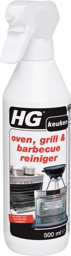 HG oven, grill & barbecuereiniger - 500ml - Reinigt aangebrand en ingebrande vet - Geschikt voor ovens, grills, barbecues en bakplaten