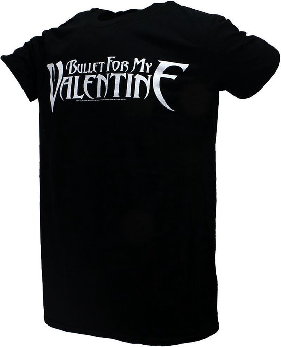 Produktbild von Bullet For My Valentine Logo T-Shirt | Offizielles Band-Shirt | Schwarz | Größe XL | 100% Baumwolle