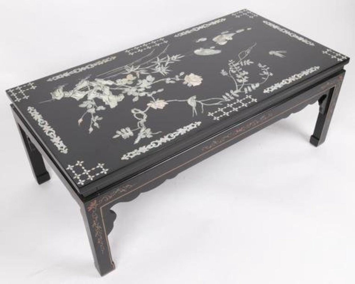 Fine table basse chinoise Asianliving avec de la vraie nacre et des  peintures à la main | bol.com