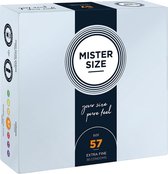 Mister Size 57 mm 36 pack - Condoms - transparent - Discreet verpakt en bezorgd
