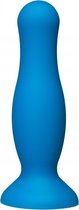 Mode - Silicone Anal Plug - 4.5 Inch - Blue - Butt Plugs & Anal Dildos - blue - Discreet verpakt en bezorgd