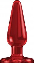 Butt Plug - Basic - 3 Inch - Acrylic - Butt Plugs & Anal Dildos - red - Discreet verpakt en bezorgd