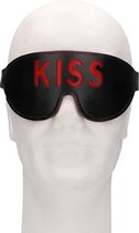 Ouch! Blindfold - KISS - Black - Masks - black - Discreet verpakt en bezorgd