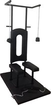 Love Chair Open - Black - Bondage Toys - black - Discreet verpakt en bezorgd