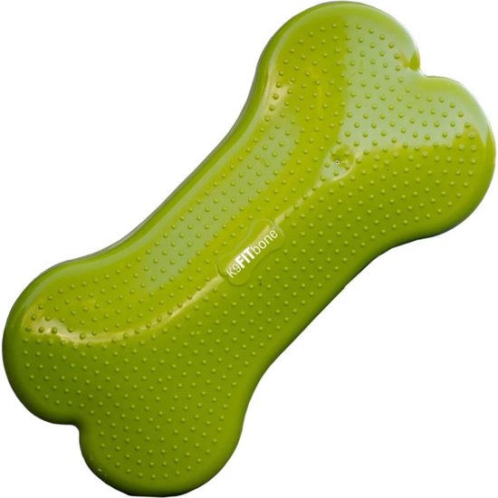 FitPAWS Dieren balansmat K9FITbone groen PVC FPK9BONEGR