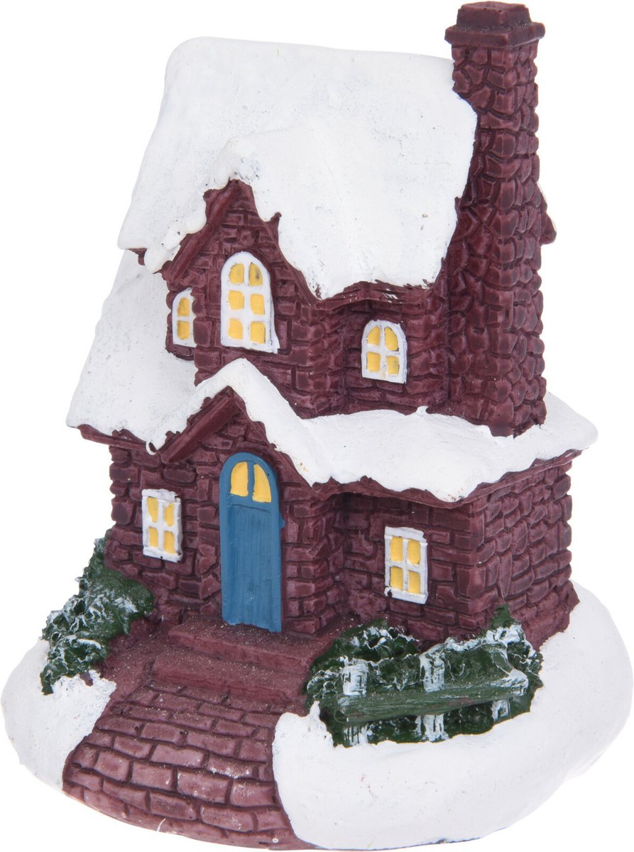 Christmas Decoration - Kerstdorp Accessoires - figuurtjes/huisjes - 14 stuks – foto 3