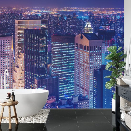 Runa Art Vliesbehang De stad New York 352 x 250 cm Muur