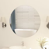The Living Store Wandspiegel - Frameloos - Ø80cm - Hoogwaardig Glas - Reflecterend - Eenvoudig te Installeren