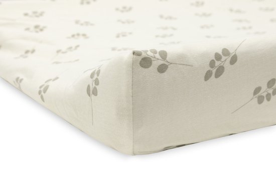 Jollein - Aankleedkussenhoes Jersey 50x70cm - Zachte Hoes Baby Aankleedkussen - Twig - Olive Green — afbeelding 2