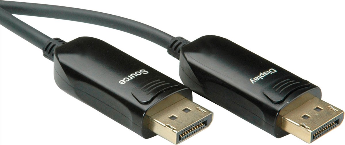 ROLINE DisplayPort v1.4 Kabel (AOC), M/M, 20 m