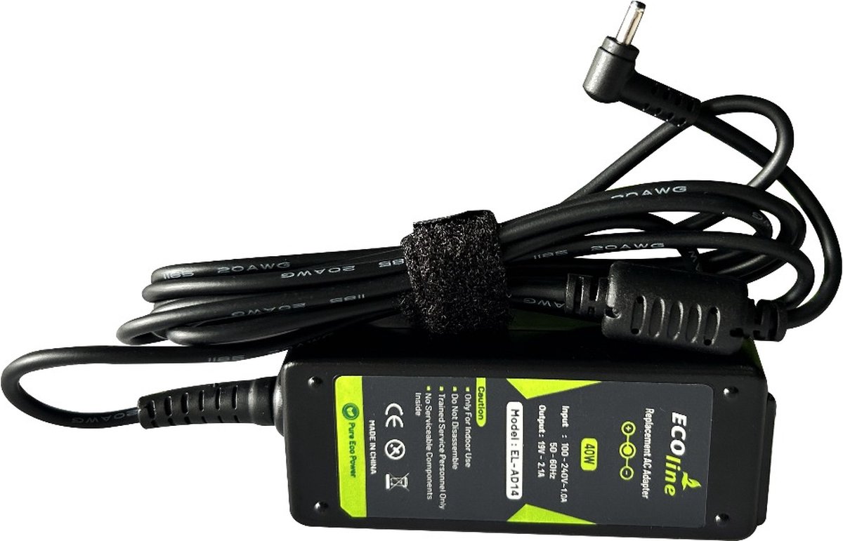 Chargeur 40W 19V 2,1A Pour PC Portable ASUS – Adaptateur Compatible Eee PC 1001PX, 1005HA, 1015PEM Et Plus - 12