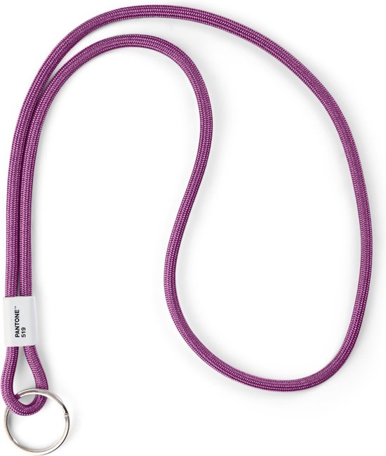 Pantone Keycord - Sleutelhanger Groot - Violet 519 - by Copenhagen Design