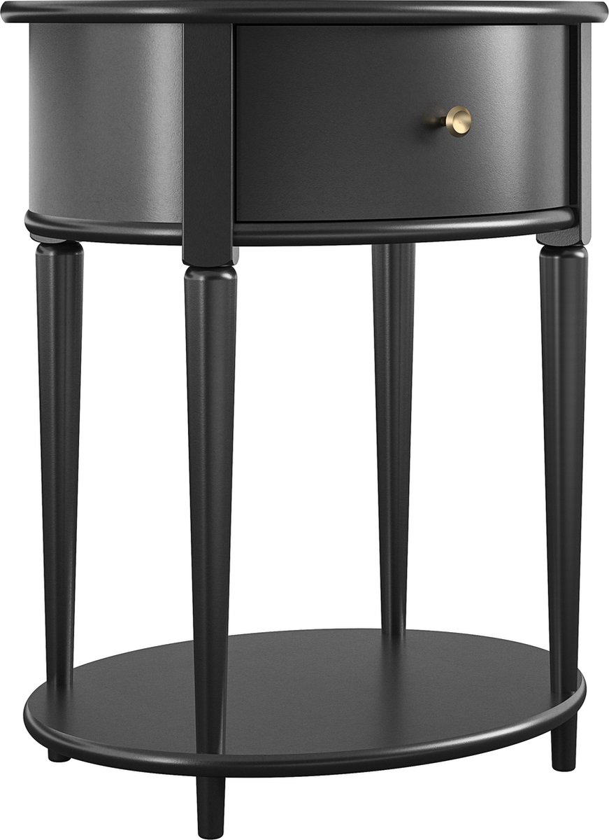 Aurora|Bijzettafel Zwart