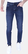 Heren Jeans Broeken Volwassenen - Regular Fit- DP49- Blauw