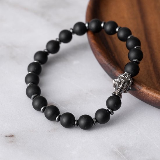 Unendlich U Cool Damen Herren Unisex Buddha Armband Armreif, 9mm