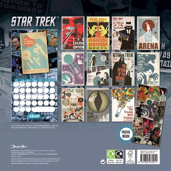 Star Trek Kalender 2024 bol