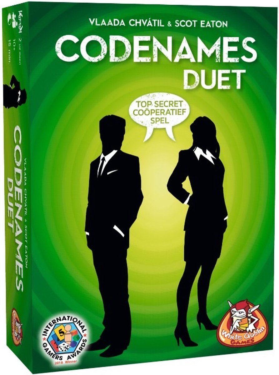 White Goblin Games - Codenames Duet - Gezelschapsspel — afbeelding 5