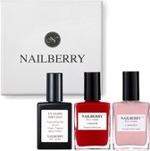 Nailberry - Set van 3 Gift Set - Limited Edition Vegan Nagellakset