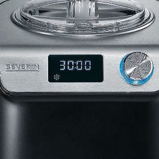 Severin EZ 7407 - IJsmachine 2-in-1 met yoghurt functie - Display - Automatische nakoelfunctie - zeer gebruiksvriendelijk van Severin — afbeelding 4