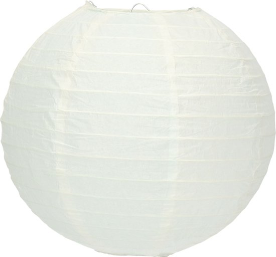 Lampionstokje 40 cm - met lampion - wit - D25 cm - Sint Maarten — afbeelding 2