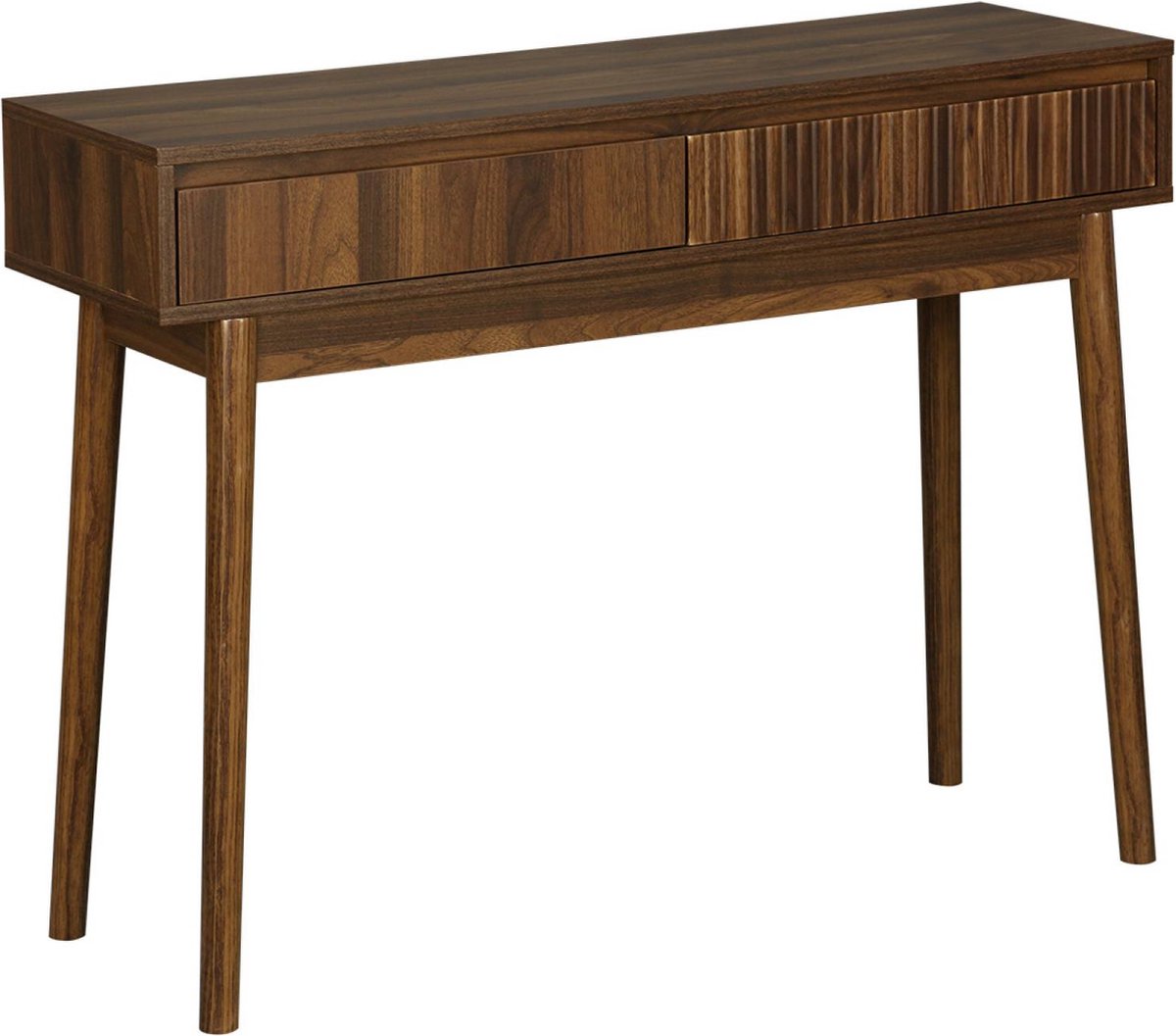 sweeek - Houten consoletafel, 2 laden - linear