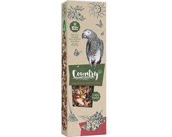 Witte Molen - Vogelsnack - Vogel - Country Zaadstick Papegaai Rozebot & Vlierbes 140g - 1st
