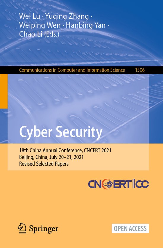 Communications in Computer and Information Science1506- Cybe ... - cover
