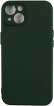 Rixus iPhone 13 Soft TPU -telefoonhoesje - Dark Green - Telefoonaccessoires - TPU -materiaal - iPhone 13 Case