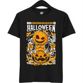 Pumpkin Magazine - Halloween Spook Dames / Heren Unisex Shirt - Grappig Kostuum Shirt Idee Voor Volwassenen - T-Shirt - Unisex - Zwart - Maat M