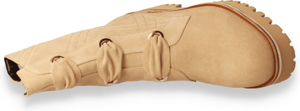 Crinkles Dames Bottine | Beige | Maat: 38