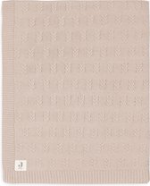 Jollein Couverture Bébé pour berceau 75 x 100 cm en tricot grainé - Rose sauvage