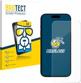 BROTECT AirGlass Premium Glas Screenprotector voor Apple iPhone 15 Pro Max