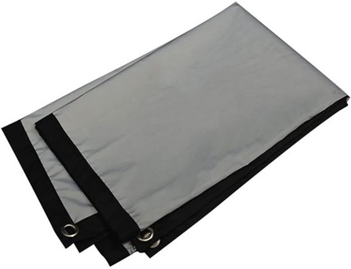 Projectiescherm - Draagbaar scherm - Thuisbioscoop creëren - Rimpelvrij materiaal - 60-inch - Wit