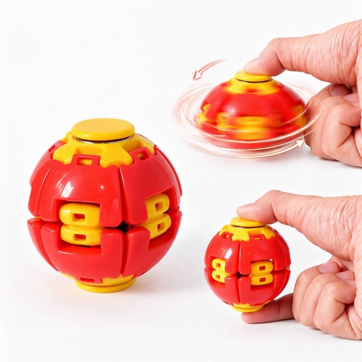 Core Ball, anti-stress-draaispel, kantoor, A6, rood