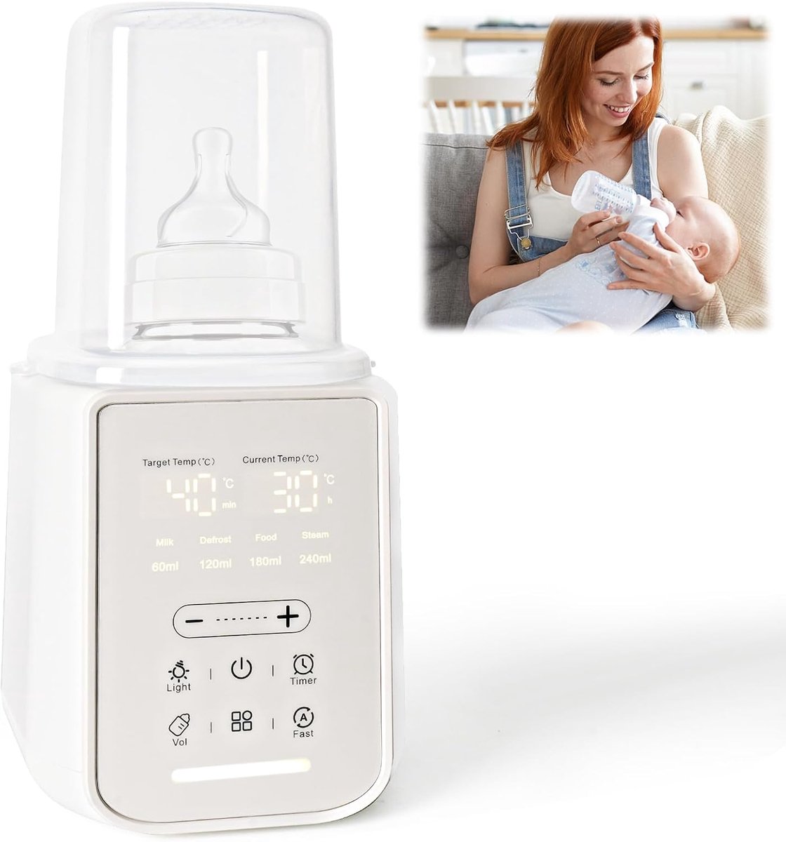 Babymelkwarmer 8-in-1