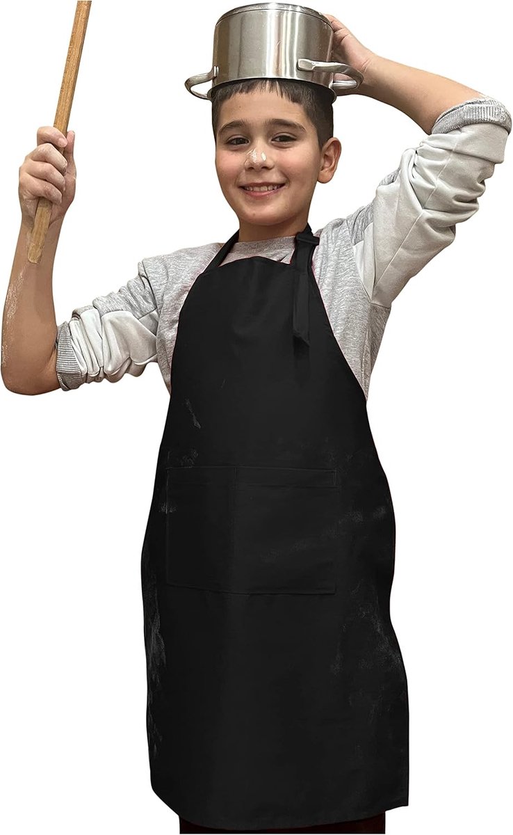Schorten | Koken Bakken Roosteren voor Thuis en Restaurant | Schorten met Dubbele Zak voor Mannen en Vrouwen | Keukenschort