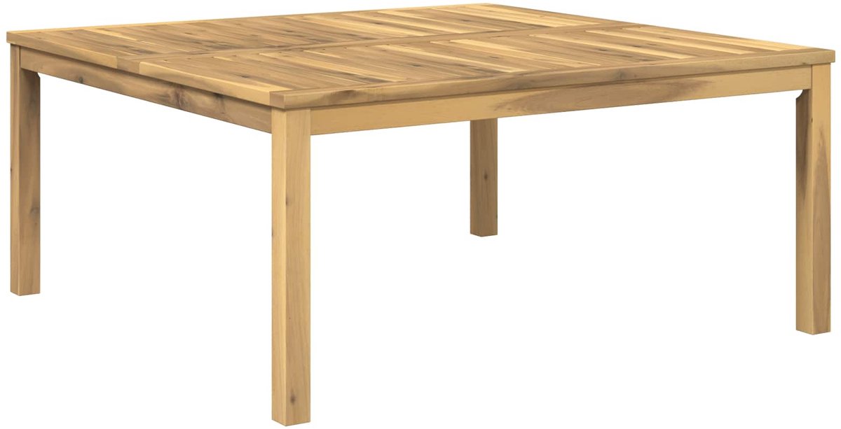 vidaXL Salontafel - LAREN - Witgewassen - 98 - x - 100,5 - x - 45 - cm