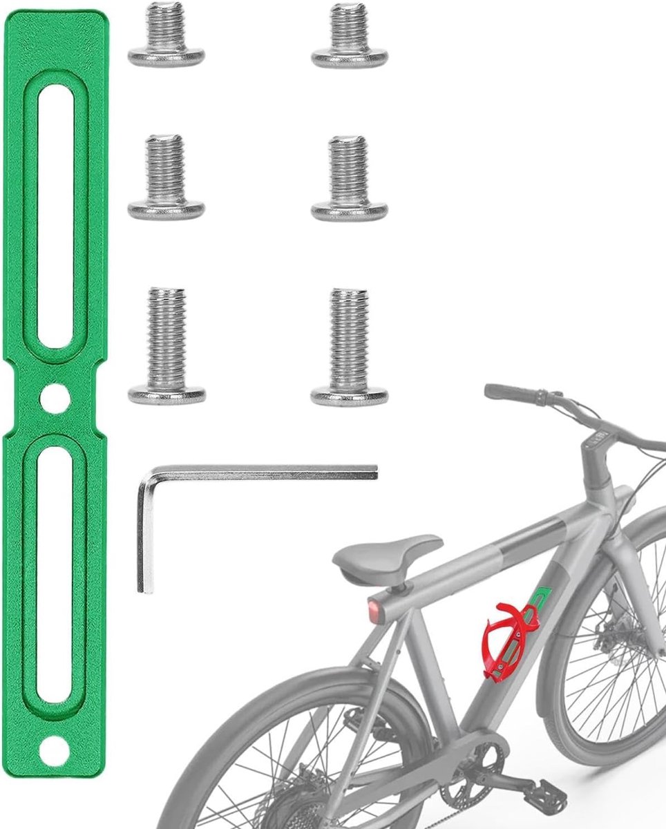 Bidonhouder Adapter Aluminiumlegering Bevestiging | Fiets Fleshouder Alternatieve Montage Positie Adapter Voor Mountainbike, Racefiets, Opvouwbare Fiets, Buiten, Training,