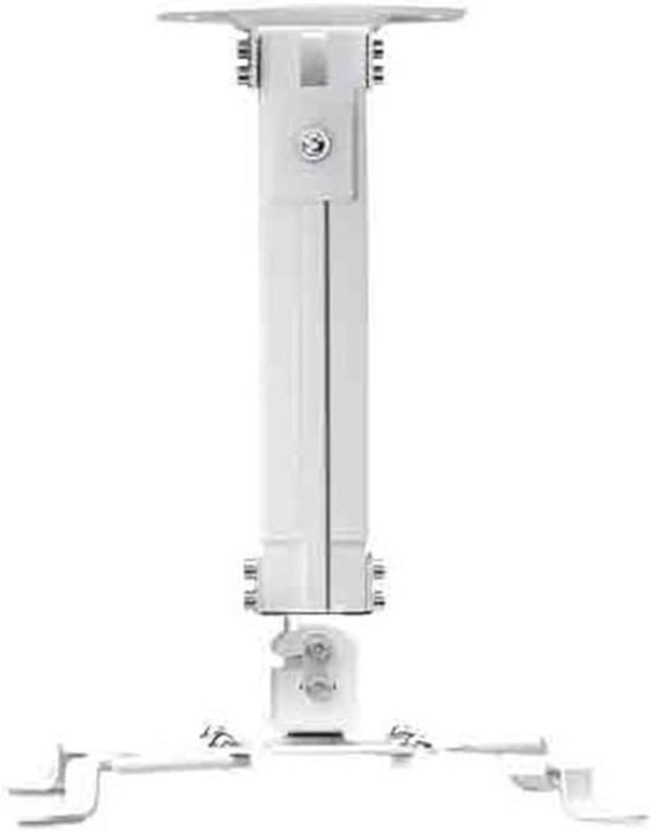Projector Beugel - Projector Ophanging - Beamer Ophangen - Verstelbare Hoeken - Telescopisch - Wit