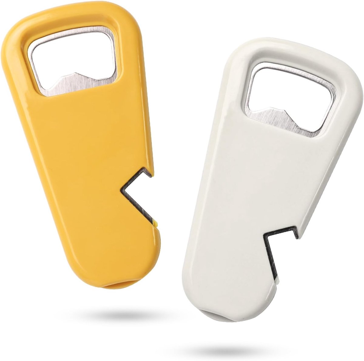 Set van 2 magnetische flesopener, 3-in-1 bieropener met dekselvanger