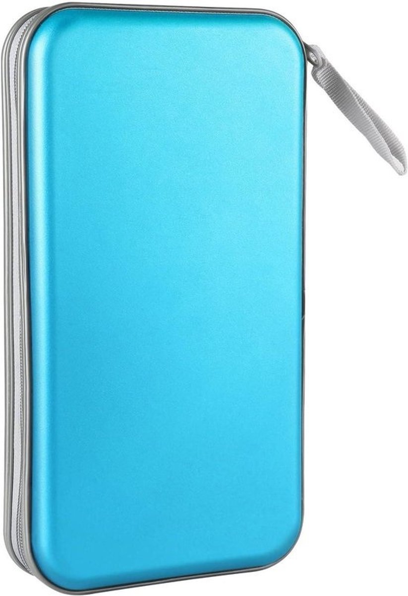 Siveit 80 Capaciteit Heavy Duty CD/DVD Wallet Binder, Opslag, Case, Bag, Houder, Boekje (Sky Blue)