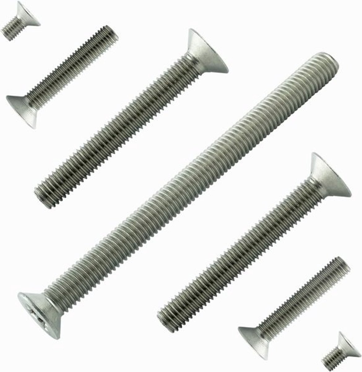 Verzonken Schroeven M5x40 mm Roestvrij Staal A2 (50 stuks)