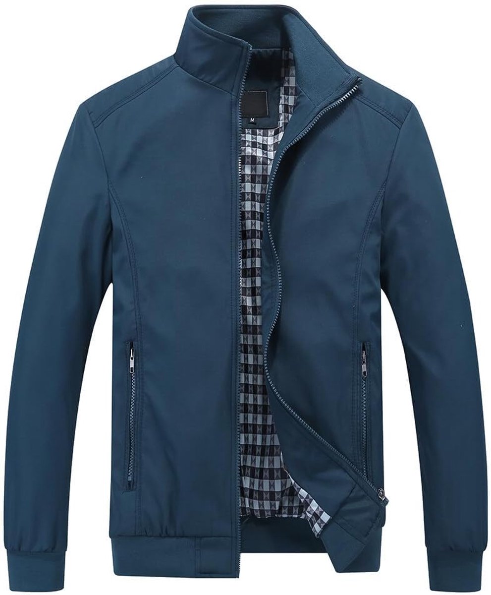 Jacks Casual Lichte Bomberjack Winddicht Zomerjack Sport Overgangsjas