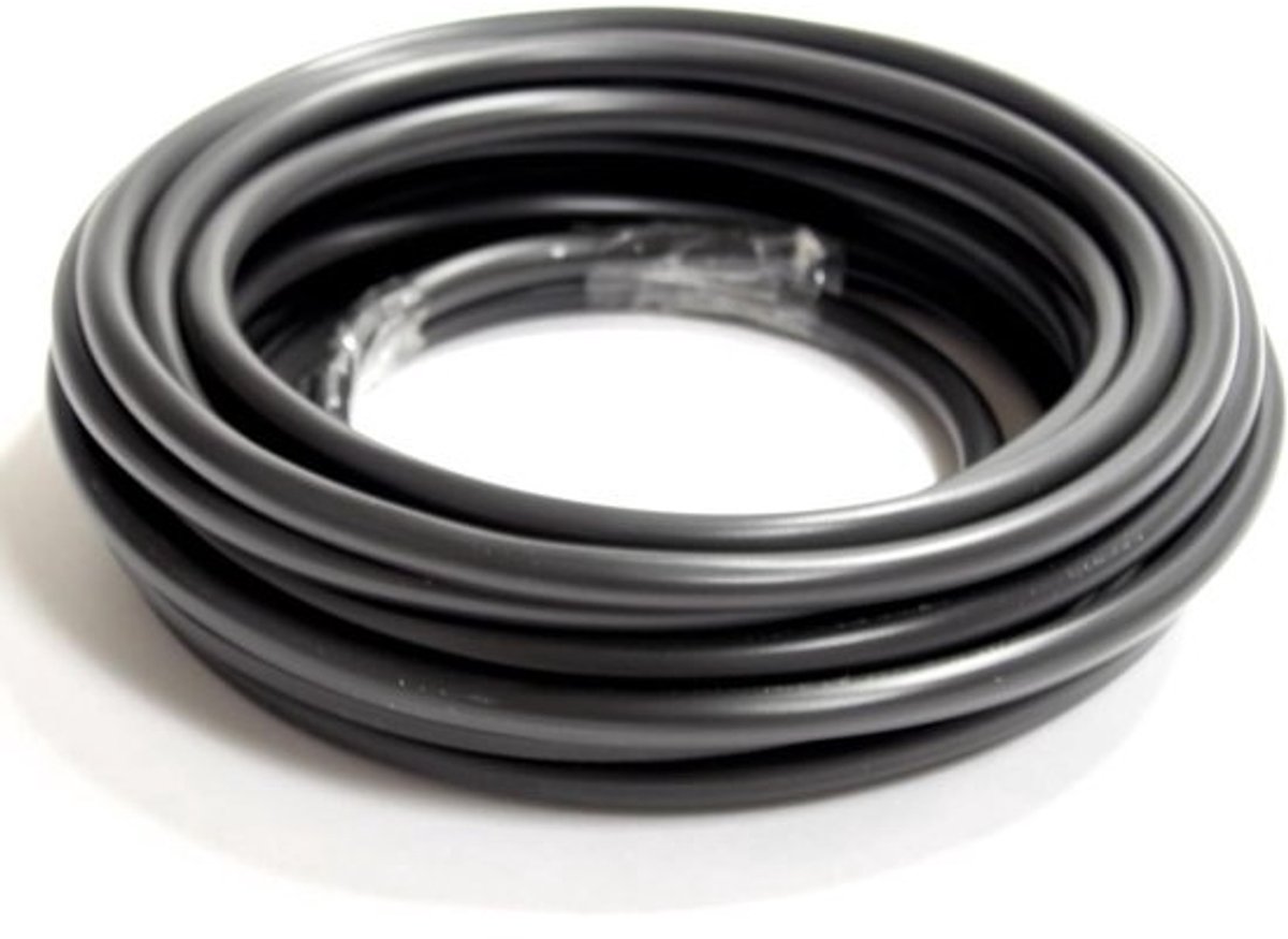 PVC stroomkabel - Elektriciteitskabel Kernkabel - Stroomvoorziening Installeren - 3 Kernen - Variabele Lengte - Zwart