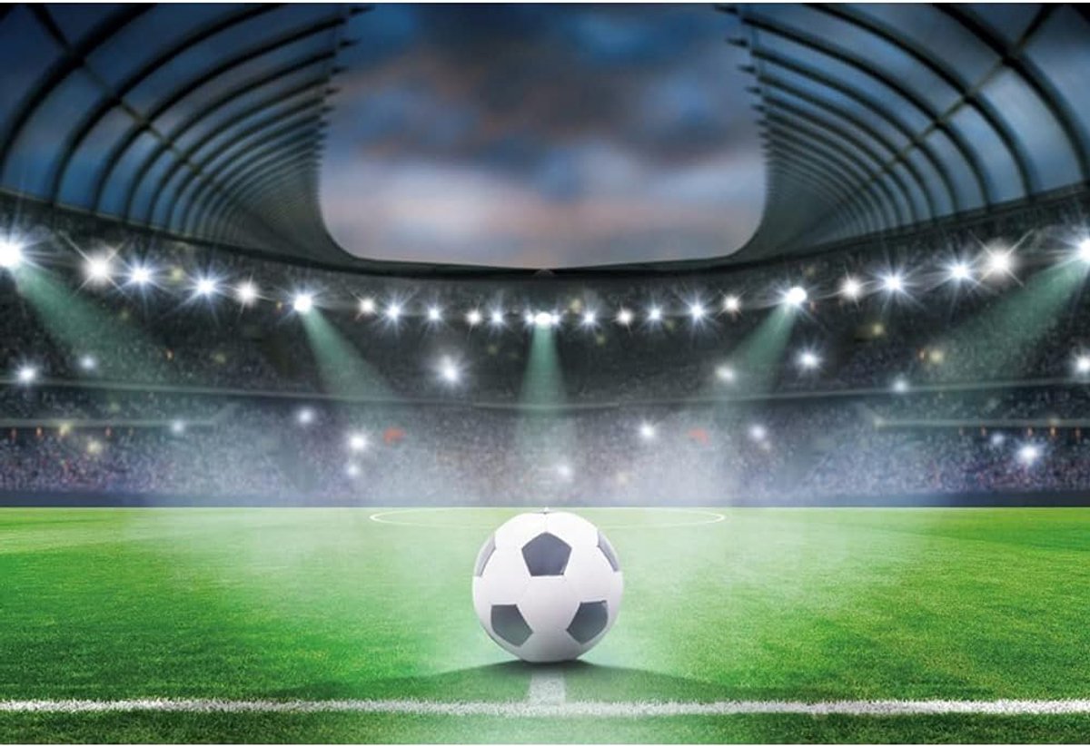 Achtergrond, voetbalveld, sport, jongens, verjaardag, fotografie, studio, thema voor feestdecoratie, 220 x 150 cm