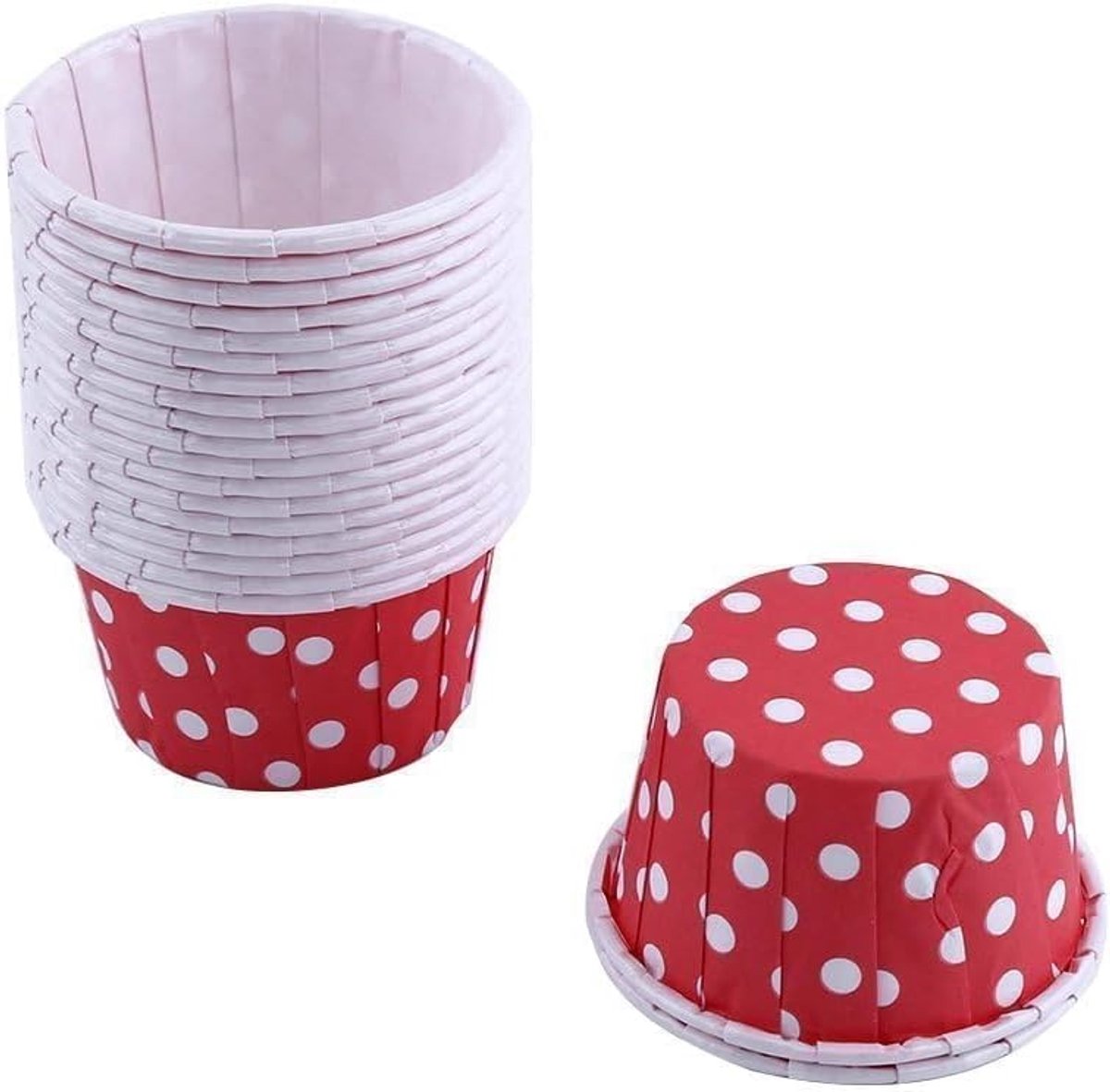 100 stks Mini Papier Cupcake Liners Papier Bakken Cups Cupcake Wrappers Muffin Bakken Cup Liners voor Desserts & Snoepjes Cupcake Liner(2)