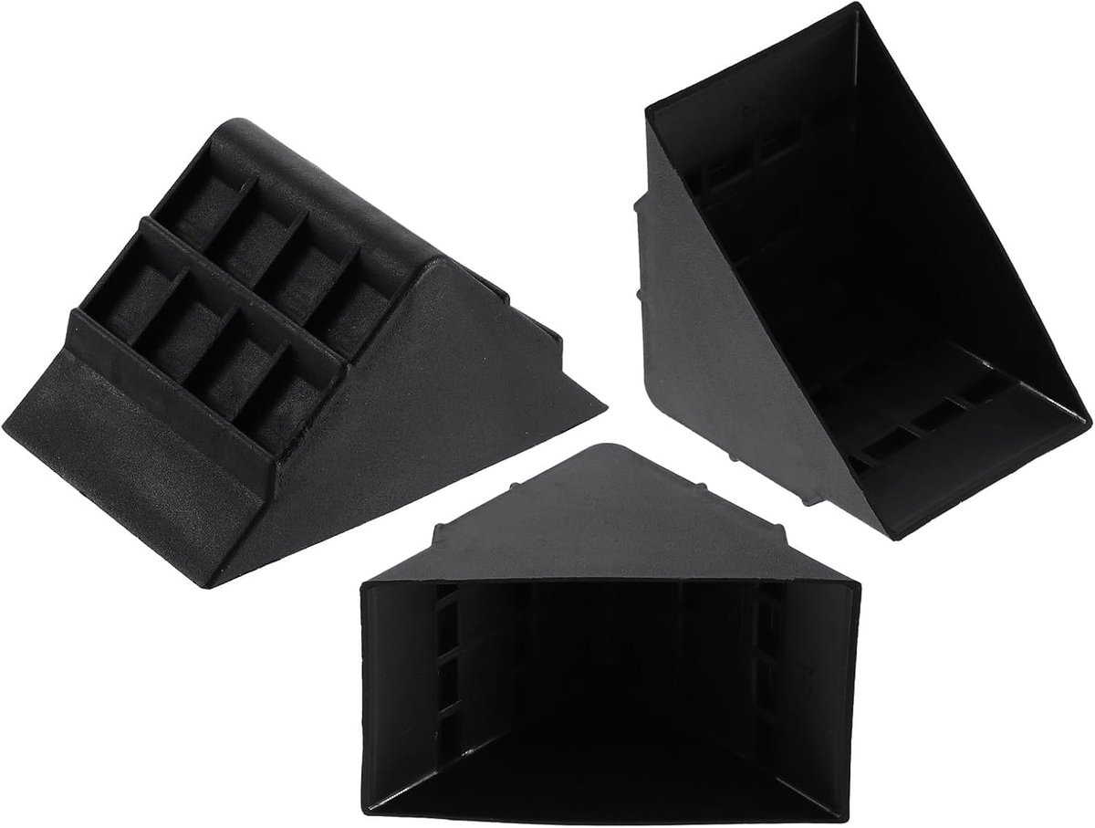8 stuks hoekbescherming kunststof 45 x 77 mm rechthoekige vorm glazen hoekbeschermers kussens voor hoekbescherming van glas, spiegels, tegels, zwart