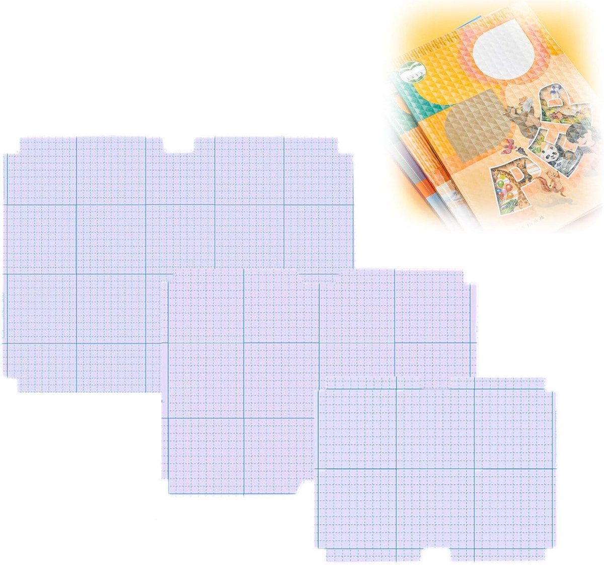 Dailygoods- Boekomslag 30 Stuks - Zelfklevend - Waterdicht - Beschermhoezen - 3 Maten (A4/16K/22K) - Perfect voor School/Kantoor - Boekbescherming