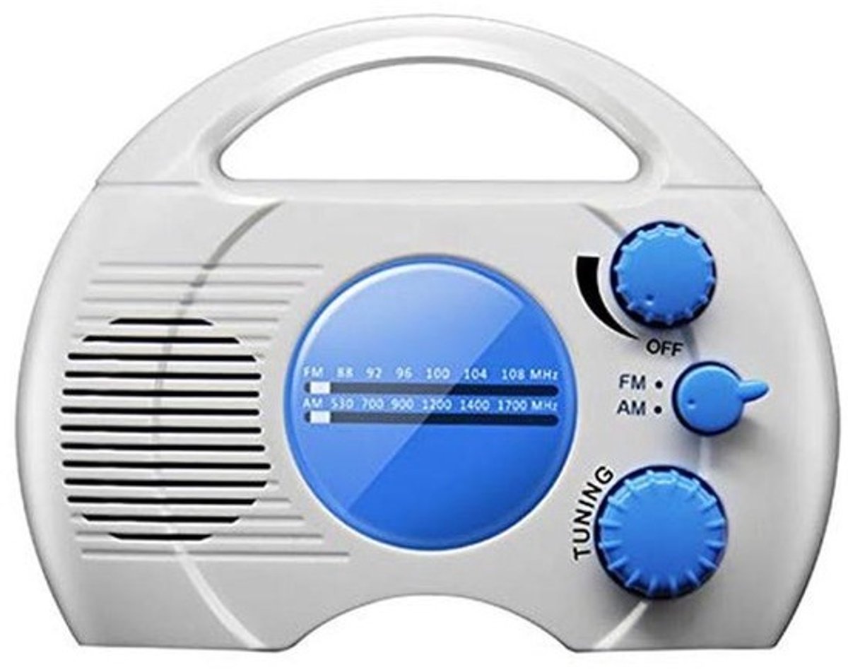 Waterdichte Doucheklok Radio Met Ingebouwde Luidspreker - Doucheradio voor Badkamer en Keuken