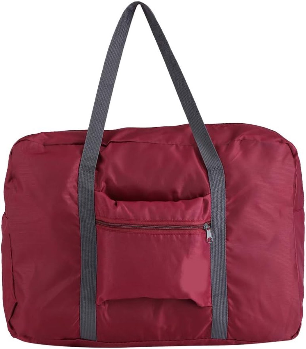 Dailygoods- Opvouwbare Duffle Bag - Waterdichte Reistas 48x32x15 cm - Trolley-compatibel - Ruime Opbergruimte - Slijtvast Materiaal - Lichtgewicht Org